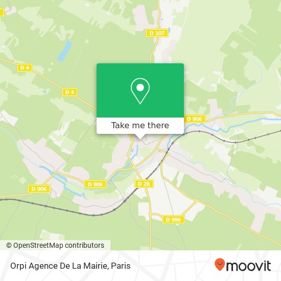 Orpi Agence De La Mairie map