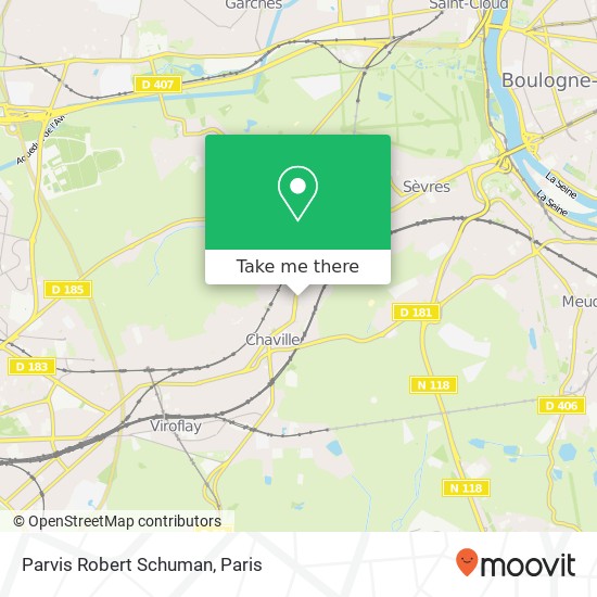 Parvis Robert Schuman map