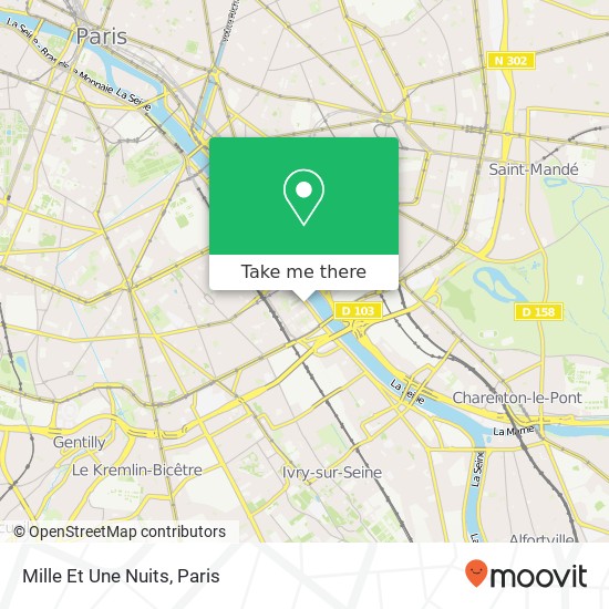 Mille Et Une Nuits map