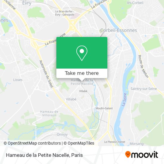Hameau de la Petite Nacelle map