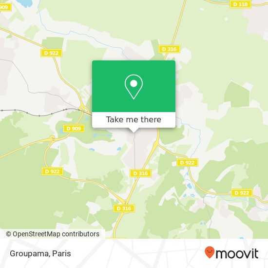 Groupama map