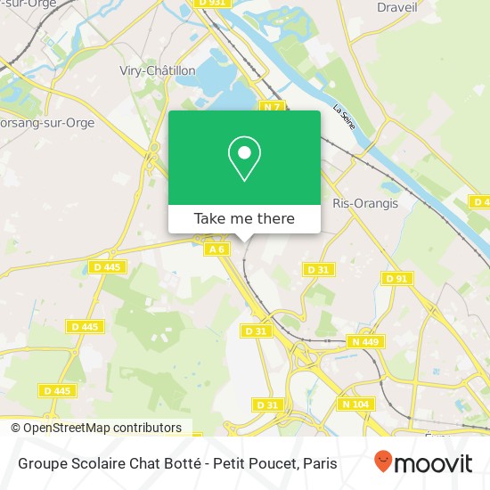 Mapa Groupe Scolaire Chat Botté - Petit Poucet