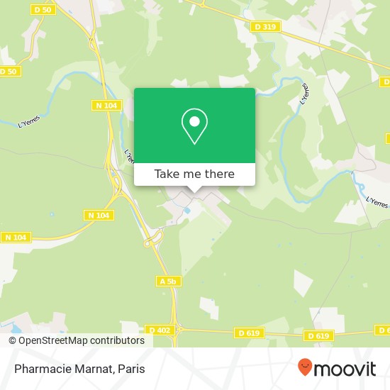 Pharmacie Marnat map