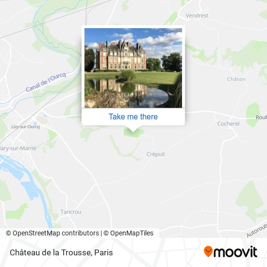 Château de la Trousse map