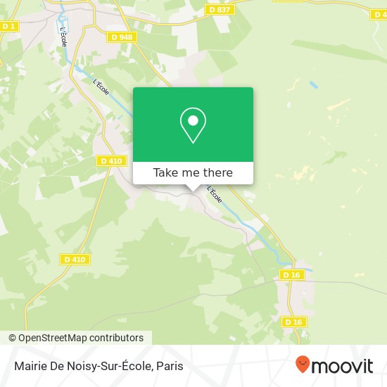 Mapa Mairie De Noisy-Sur-École