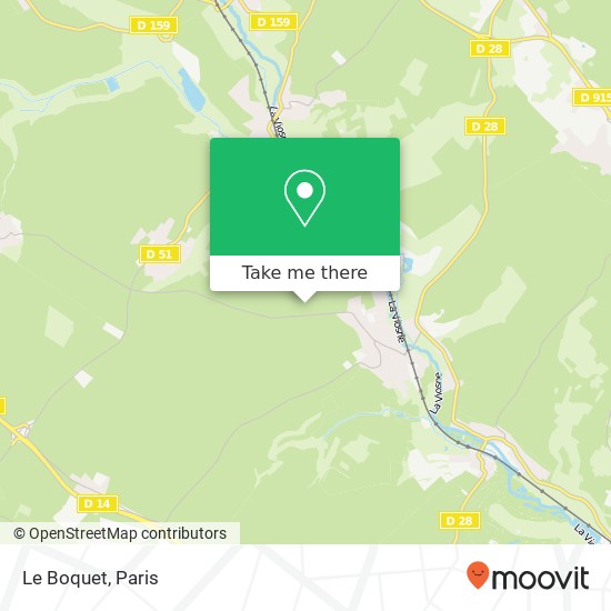 Le Boquet map