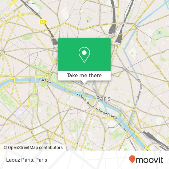 Laouz Paris map
