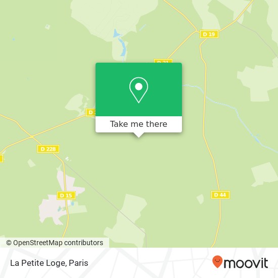 Mapa La Petite Loge