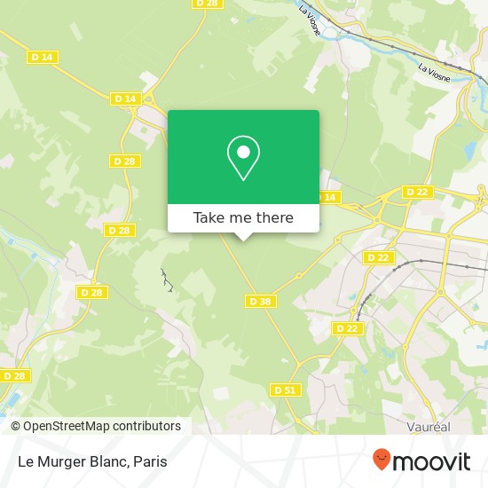 Le Murger Blanc map