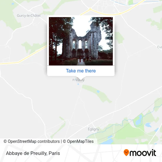 Abbaye de Preuilly map