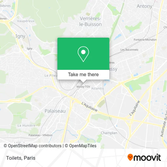 Toilettes map