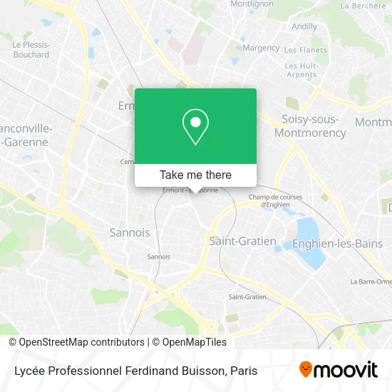 Lycée Professionnel Ferdinand Buisson map