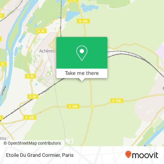 Mapa Etoile Du Grand Cormier
