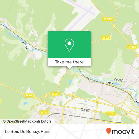 Mapa Le Bois De Boissy