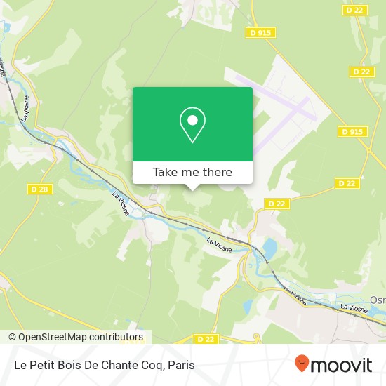 Mapa Le Petit Bois De Chante Coq