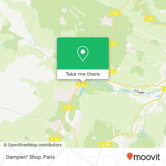Dampierr' Shop map