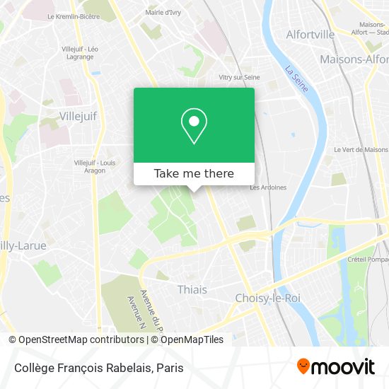 Collège François Rabelais map