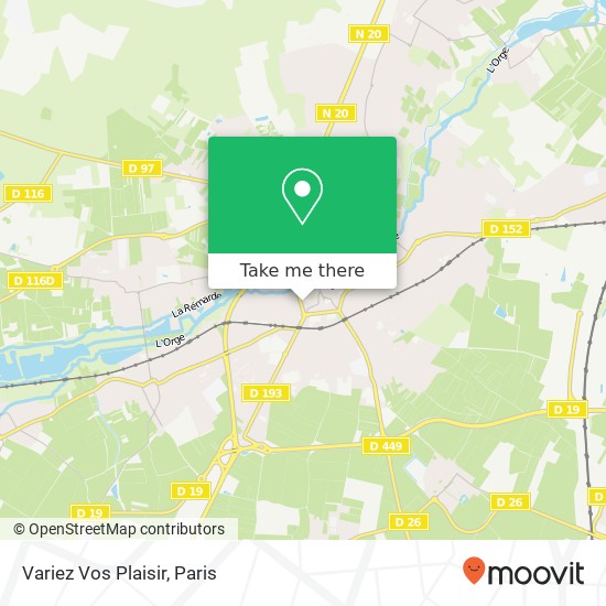 Variez Vos Plaisir map