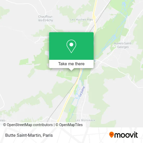 Butte Saint-Martin map