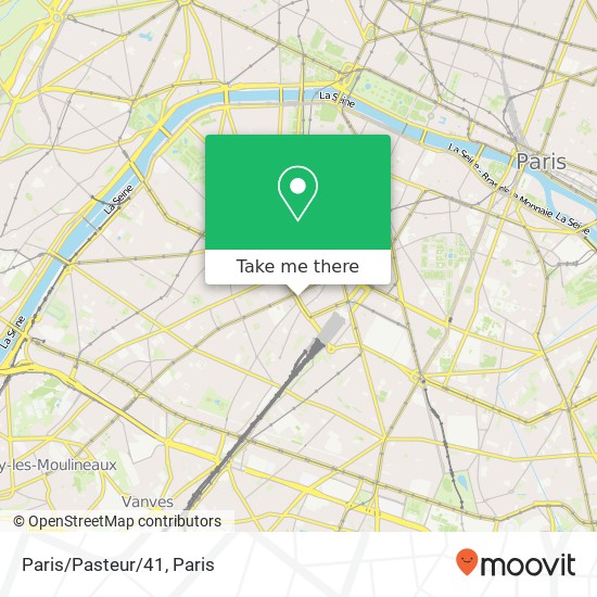 Mapa Paris/Pasteur/41