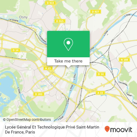 Lycée Général Et Technologique Privé Saint-Martin De France map