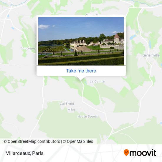 Mapa Villarceaux