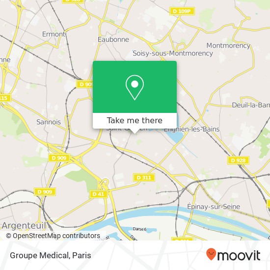 Groupe Medical map