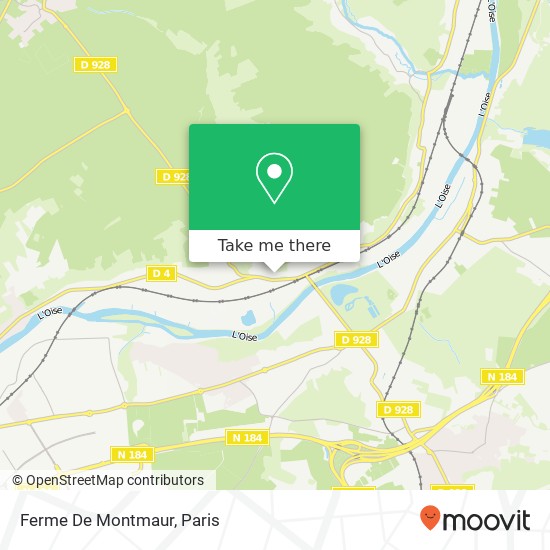 Mapa Ferme De Montmaur