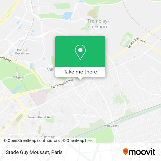 Stade Guy Mousset map