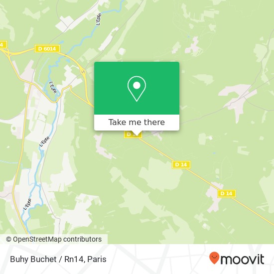 Mapa Buhy Buchet / Rn14