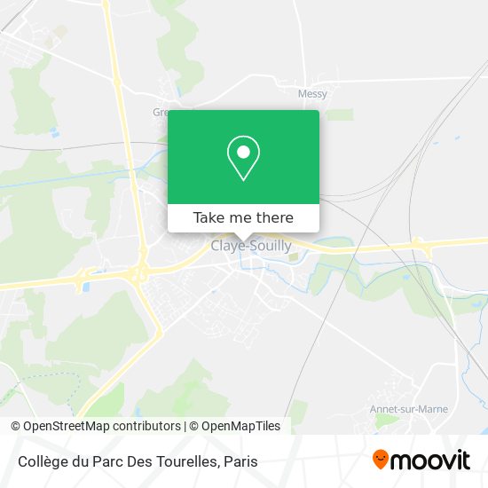 Collège du Parc Des Tourelles map