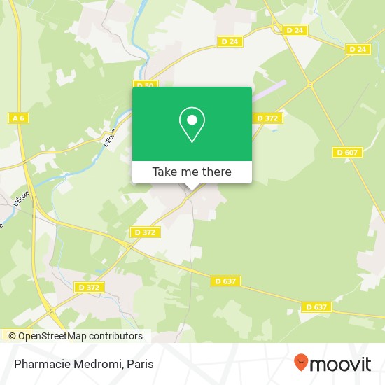 Mapa Pharmacie Medromi