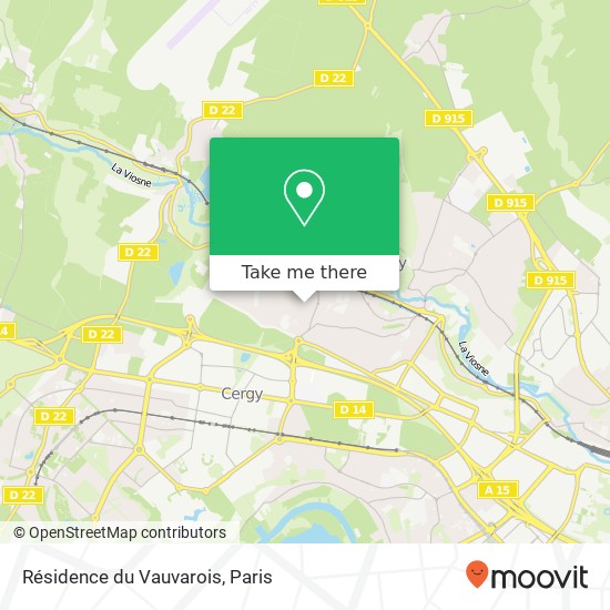 Résidence du Vauvarois map