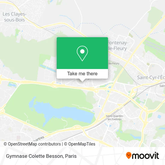 Gymnase Colette Besson map