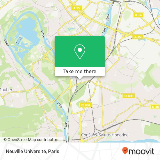 Neuville Université map