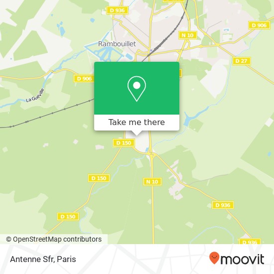 Mapa Antenne Sfr