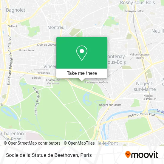 Socle de la Statue de Beethoven map