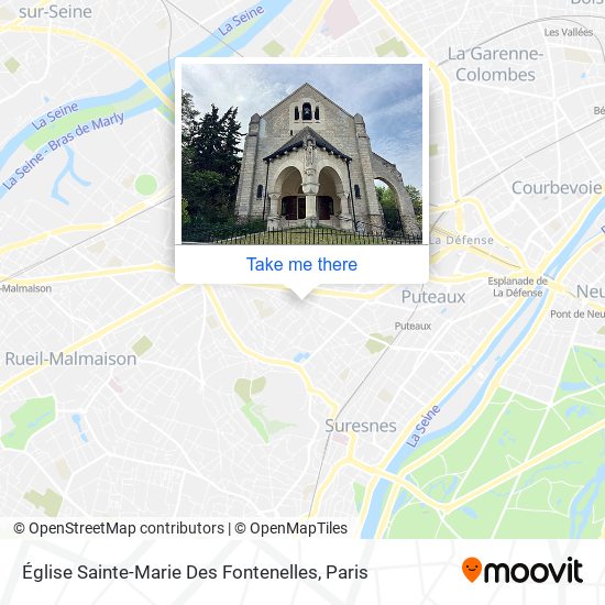 Mapa Église Sainte-Marie Des Fontenelles