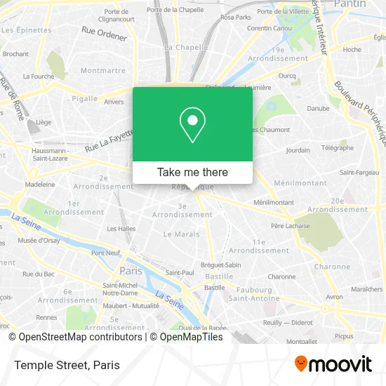 Rue du Temple map