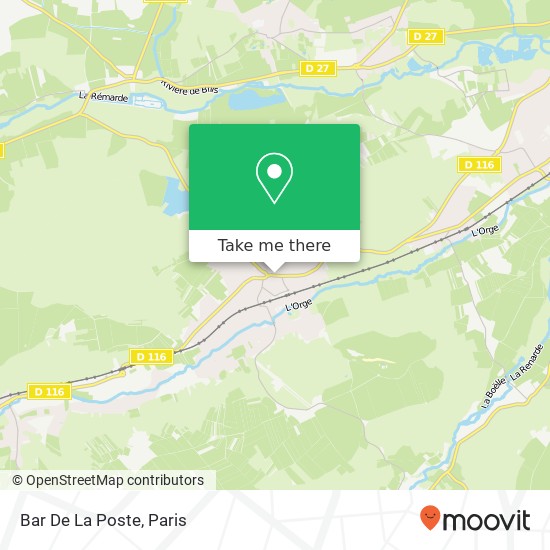 Bar De La Poste map