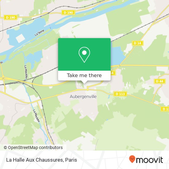 La Halle Aux Chaussures map