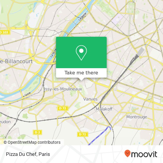 Pizza Du Chef map