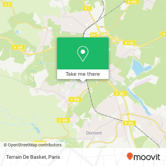 Mapa Terrain De Basket