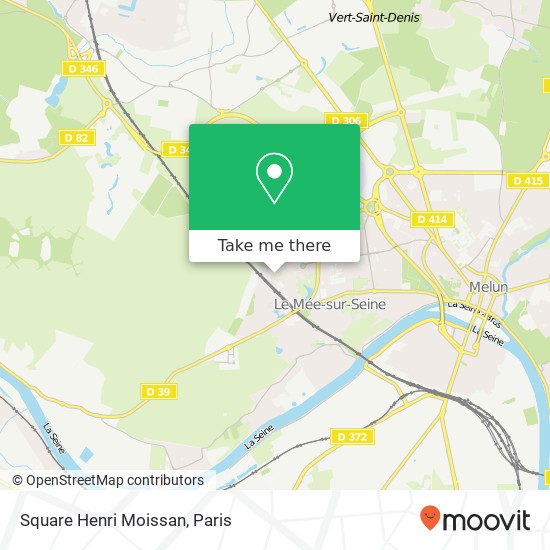 Square Henri Moissan map