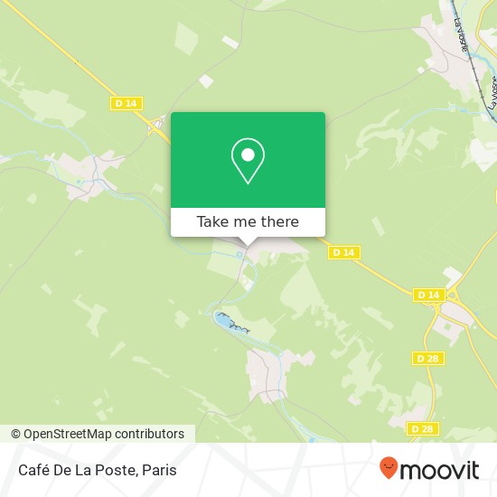 Café De La Poste map