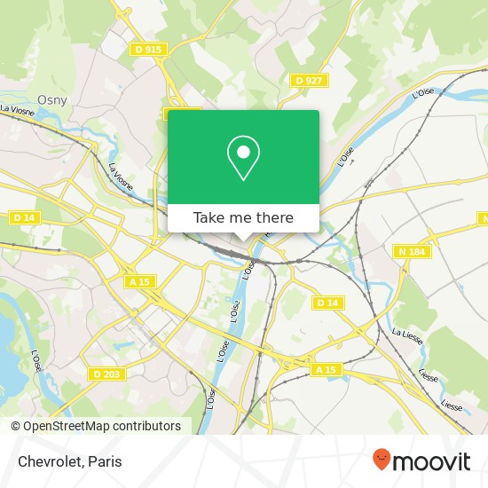 Chevrolet map