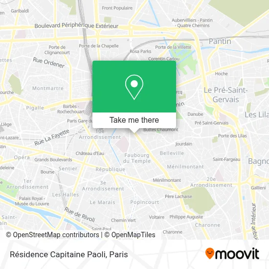 Résidence Capitaine Paoli map