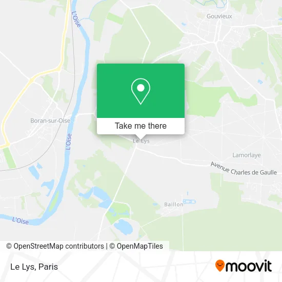 Le Lys map
