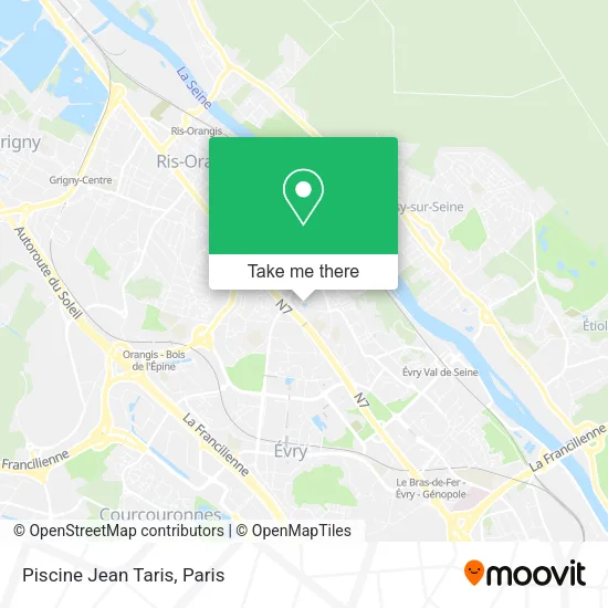 Piscine Jean Taris map