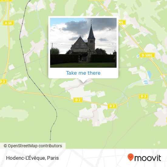 Hodenc-L'Évêque map